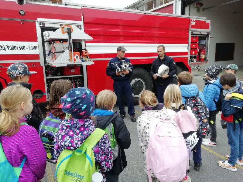 Návštěva u hasičů - 3. třída