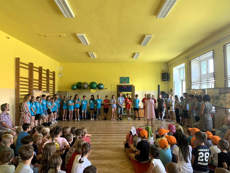 Rozloučení s žáky 5. ročníku