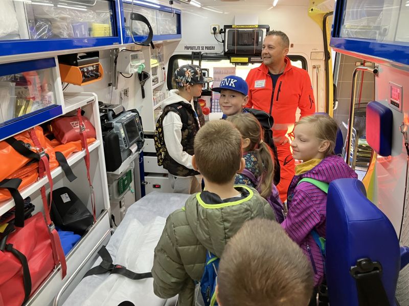 Návštěva u zachránařů - 3. třída