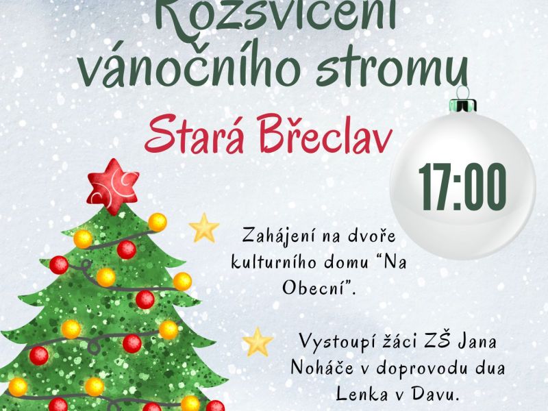 Rozsvícení vánočního stromu 2025